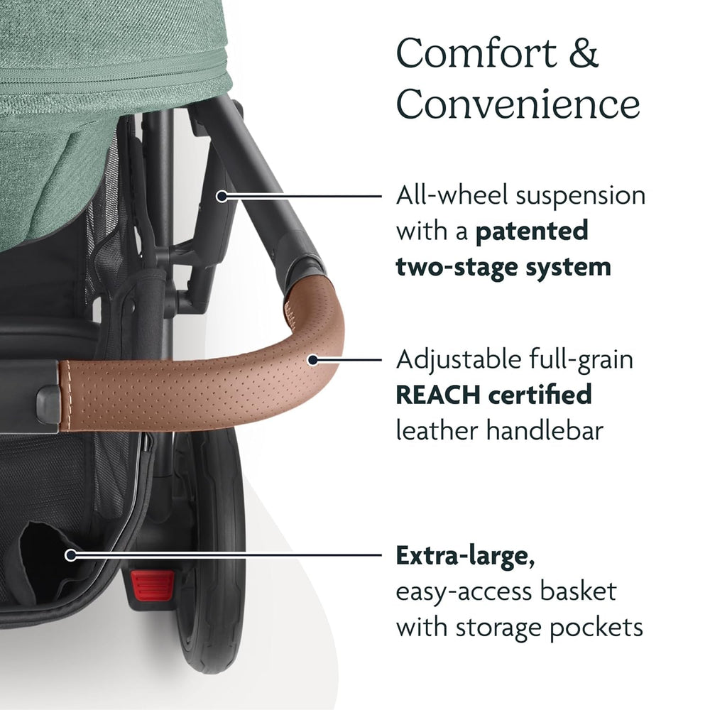 UPPAbaby Cruz V2 extra-large basket up to 30 lbs of gear