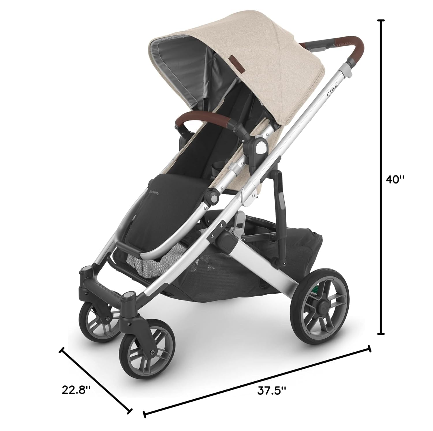 UPPAbaby Cruz V2 compact fold that stands on its own