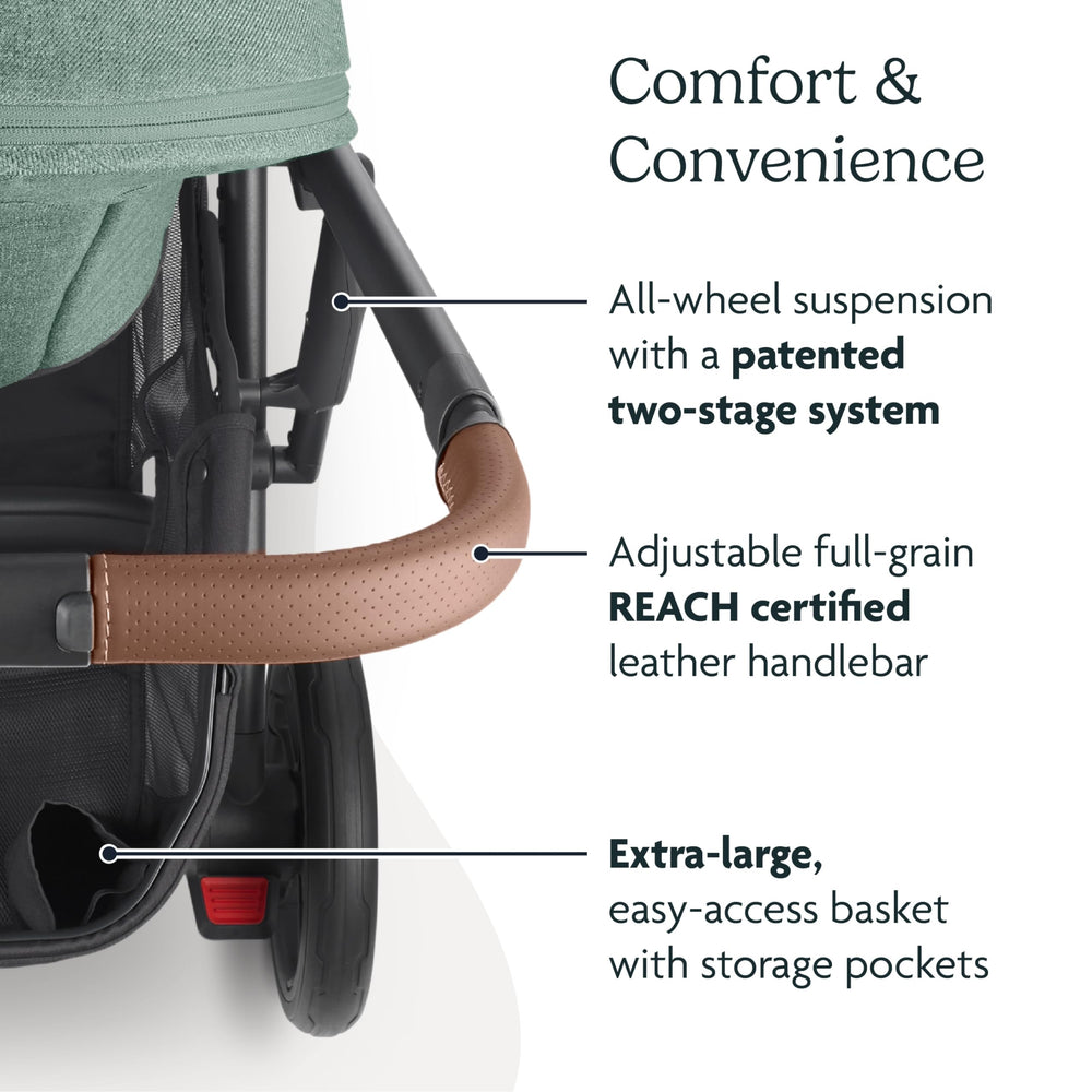 UPPAbaby Cruz V2 rain shield and bug shield for all-weather use