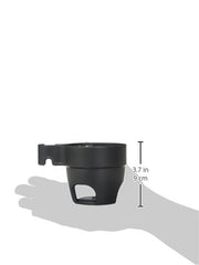 UPPAbaby Cup Holder attached to G-Luxe right webbing clip for stability.