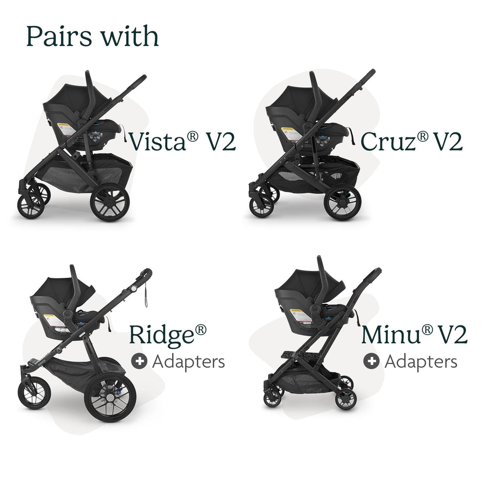 UPPAbaby Mesa Max direct stroller attachment eases transitions from car to stroll