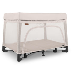 UPPAbaby Remi Playard open design allows easy baby viewing and gentle soothing from any angle