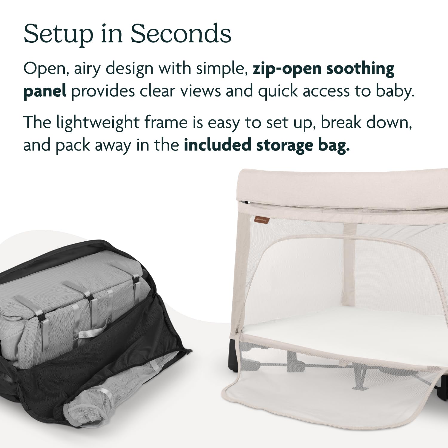 UPPAbaby Remi Playard organic cotton mattress cover adds softness and breathability