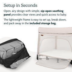 UPPAbaby Remi Playard organic cotton mattress cover adds softness and breathability