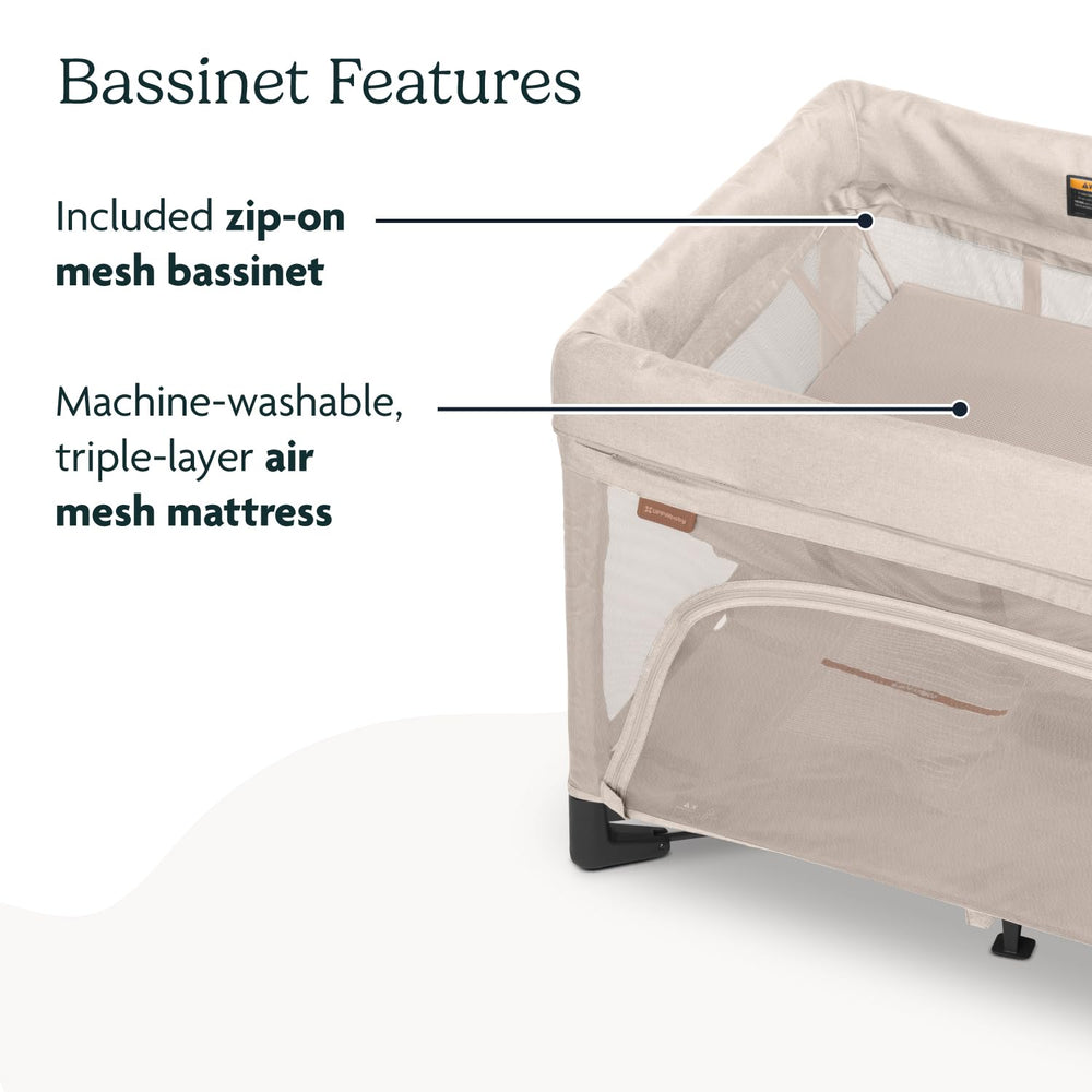 UPPAbaby Remi Playard storage bag makes packing and travel quick and convenient