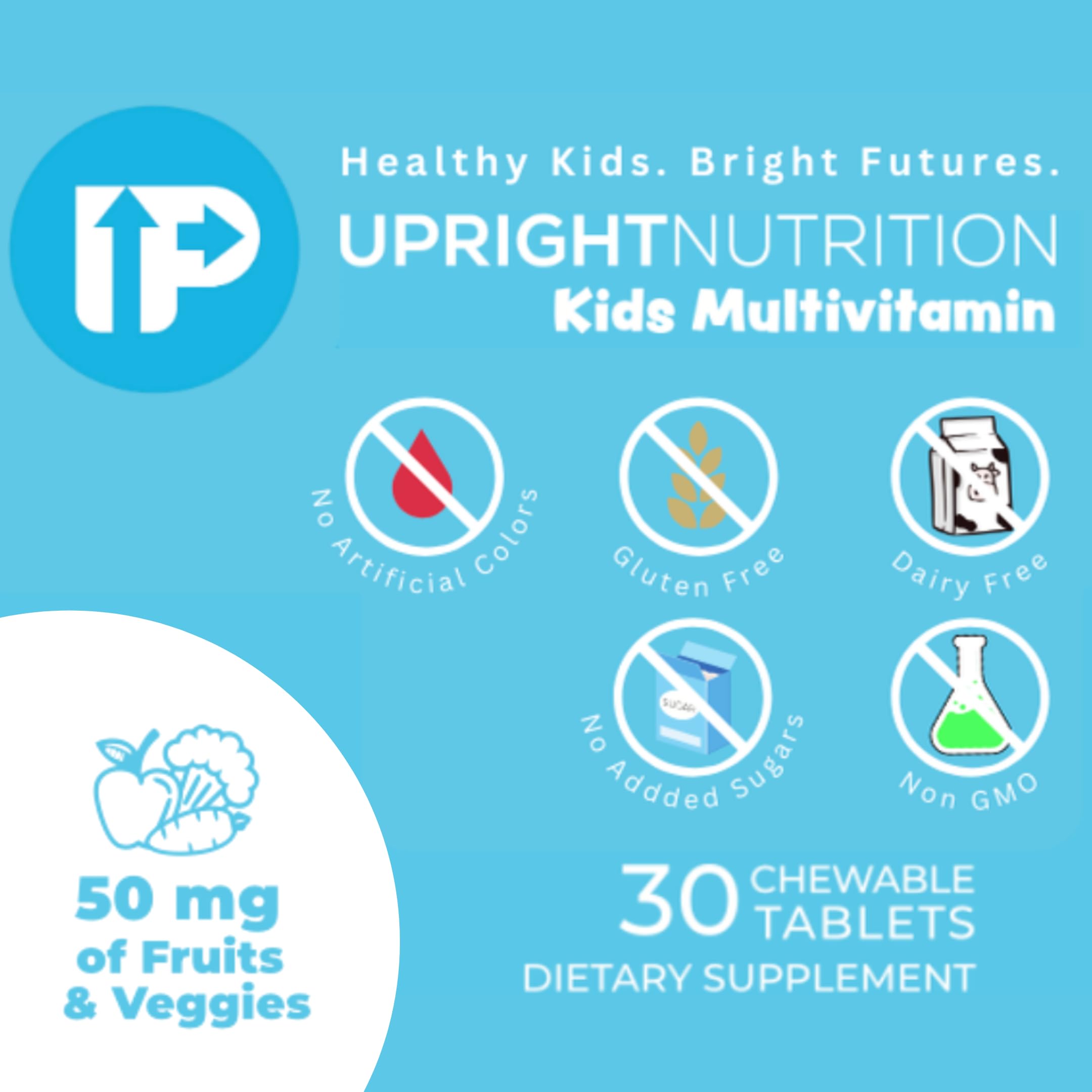 Upright Nutrition fruit-punch flavor close-up that kids enjoy.