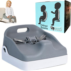 Upseat Boost at dining table showing ergonomic support for upright posture during meals.
