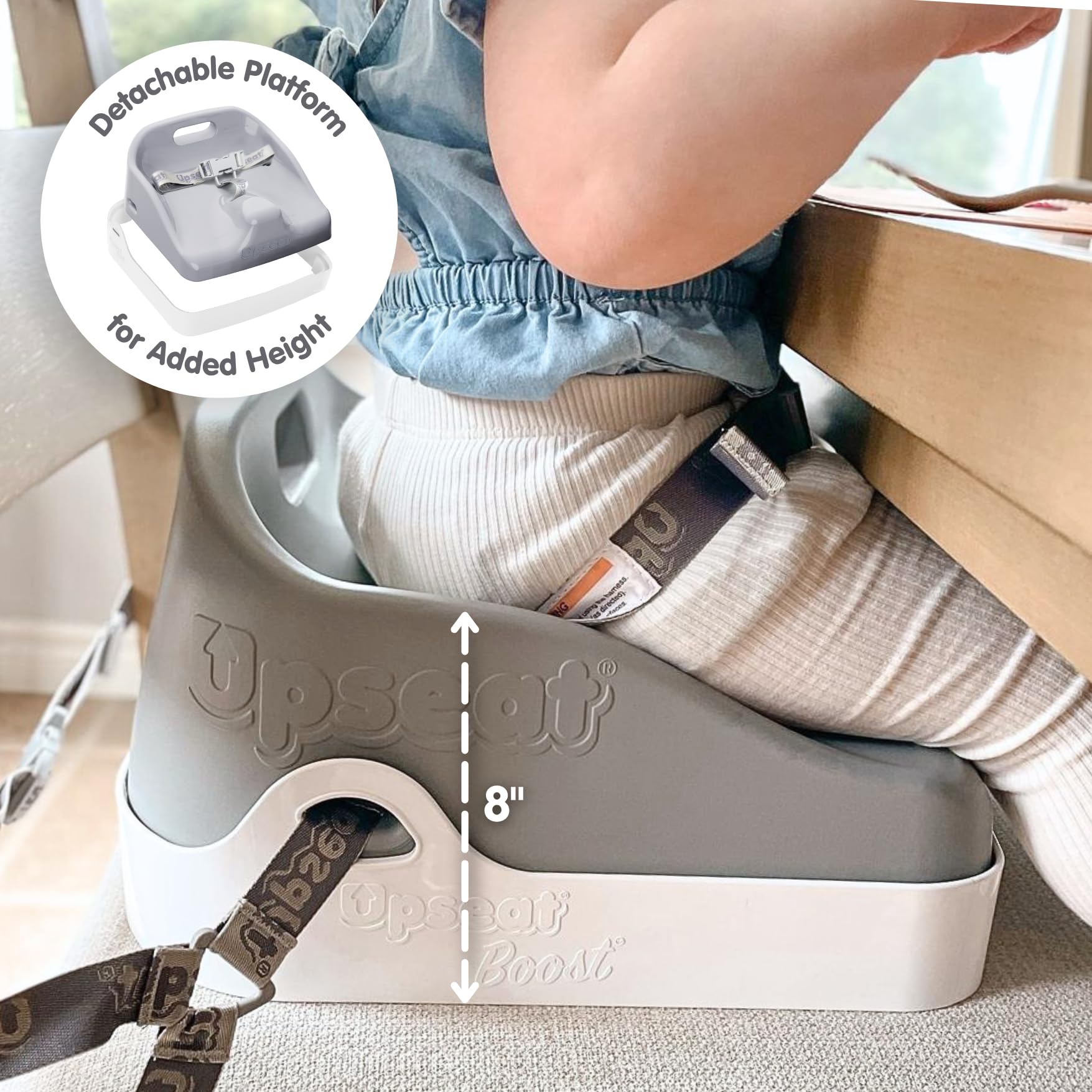Upseat Boost proudly made in North America, emphasizing durable construction.