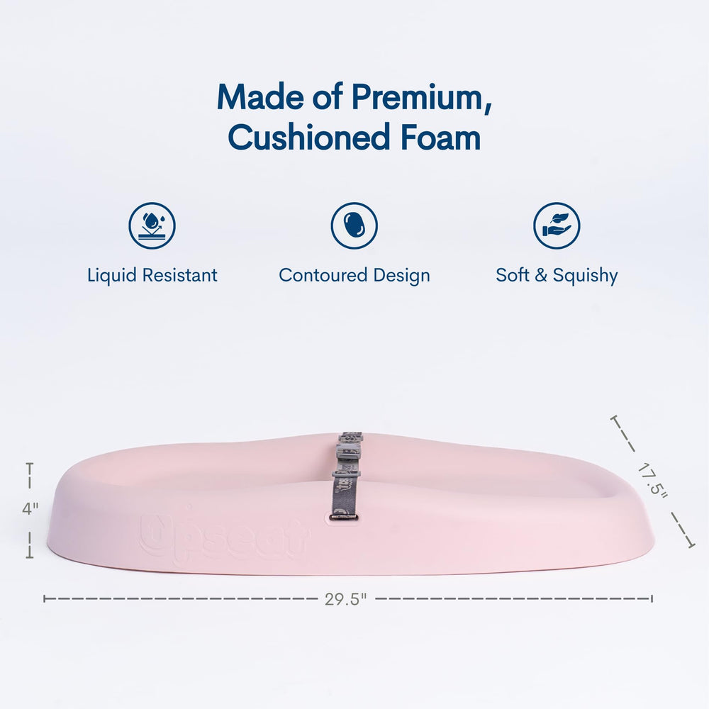 Upseat changing pad premium cushioned foam for lasting comfort and durability.