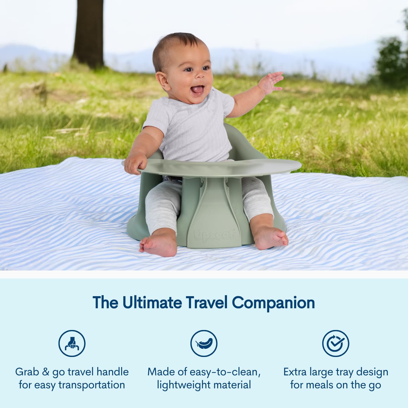 Upseat modern design made in North America fits home decor.