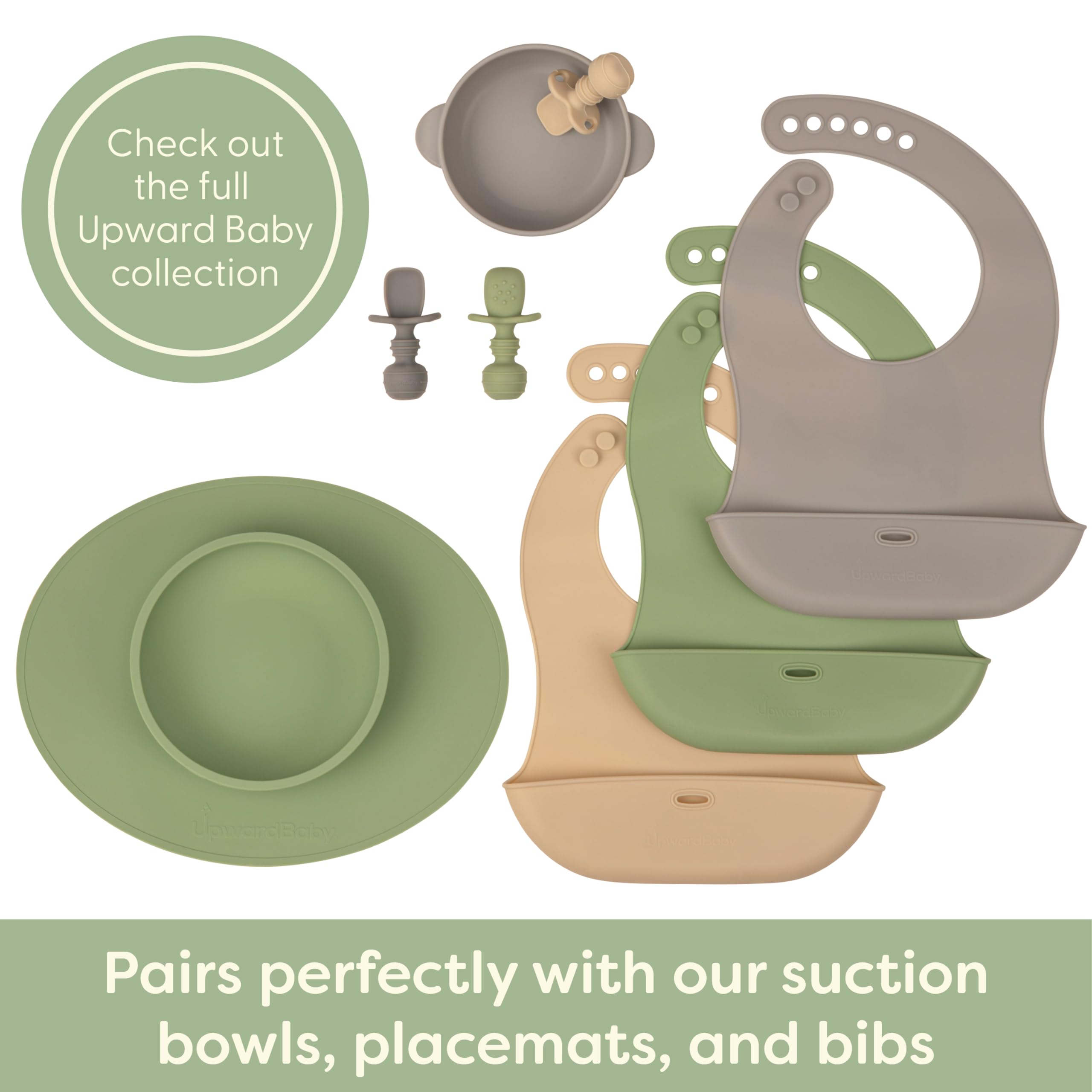 UpwardBaby baby feeding essentials spoons support independent eating.