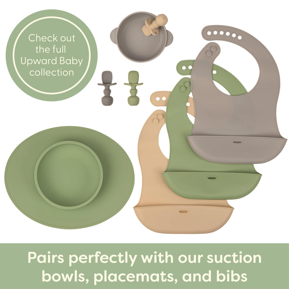UpwardBaby baby feeding essentials spoons support independent eating.
