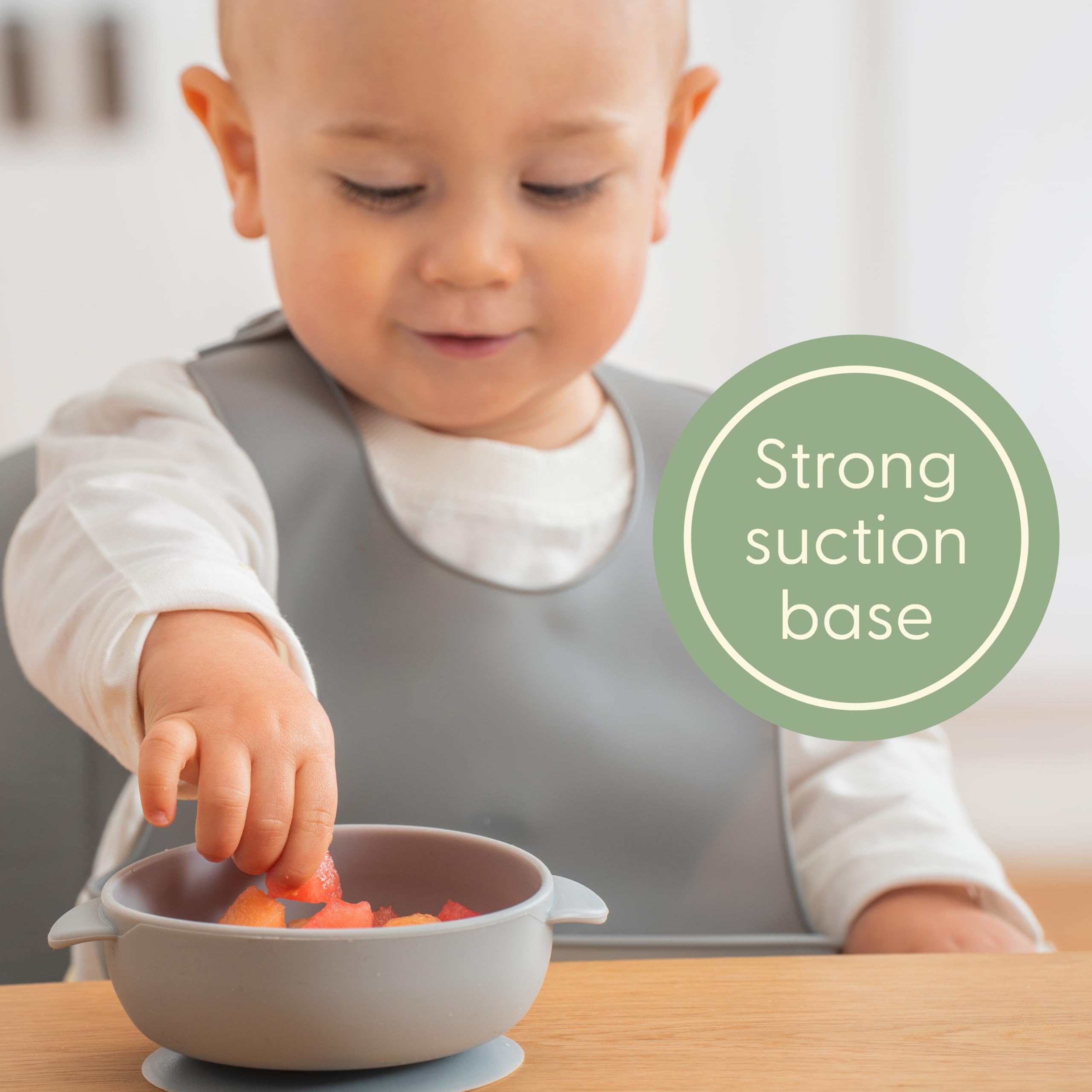 BPA-free silicone material designed for everyday family use.