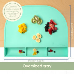 UpwardBaby dishwasher-safe silicone placemat for easy cleaning