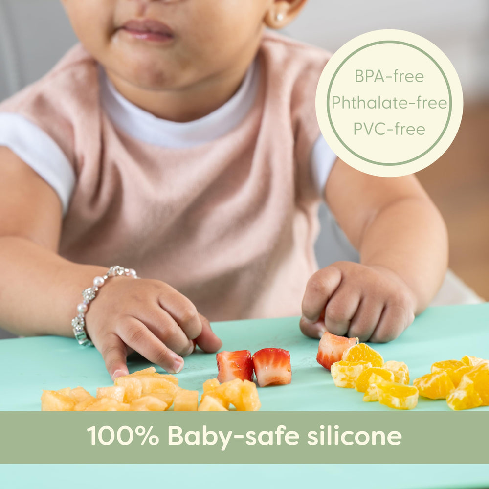 UpwardBaby placemat is dishwasher-safe for easy cleaning after meals