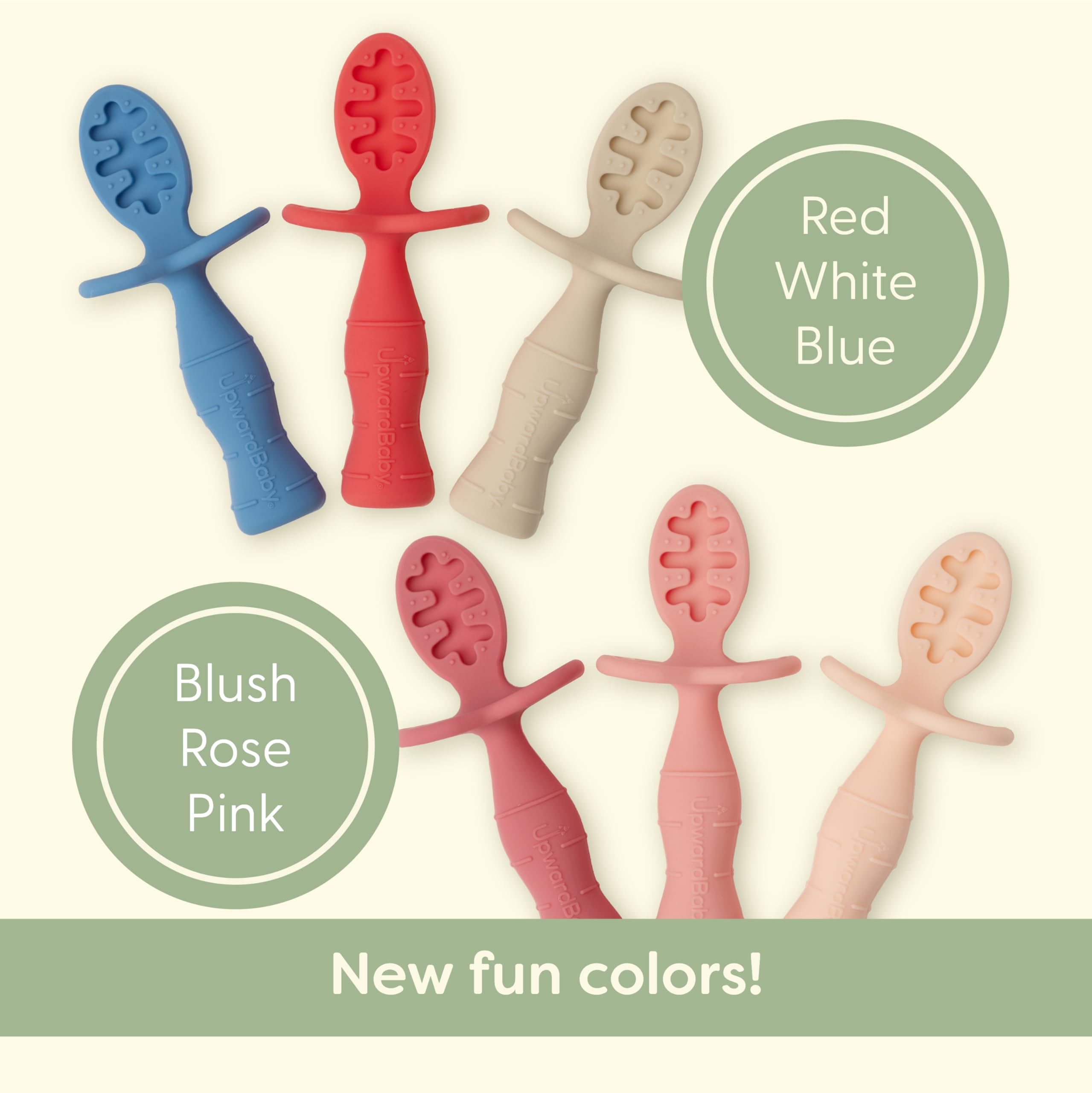 UpwardBaby safe materials BPA PVC free and stain-resistant.