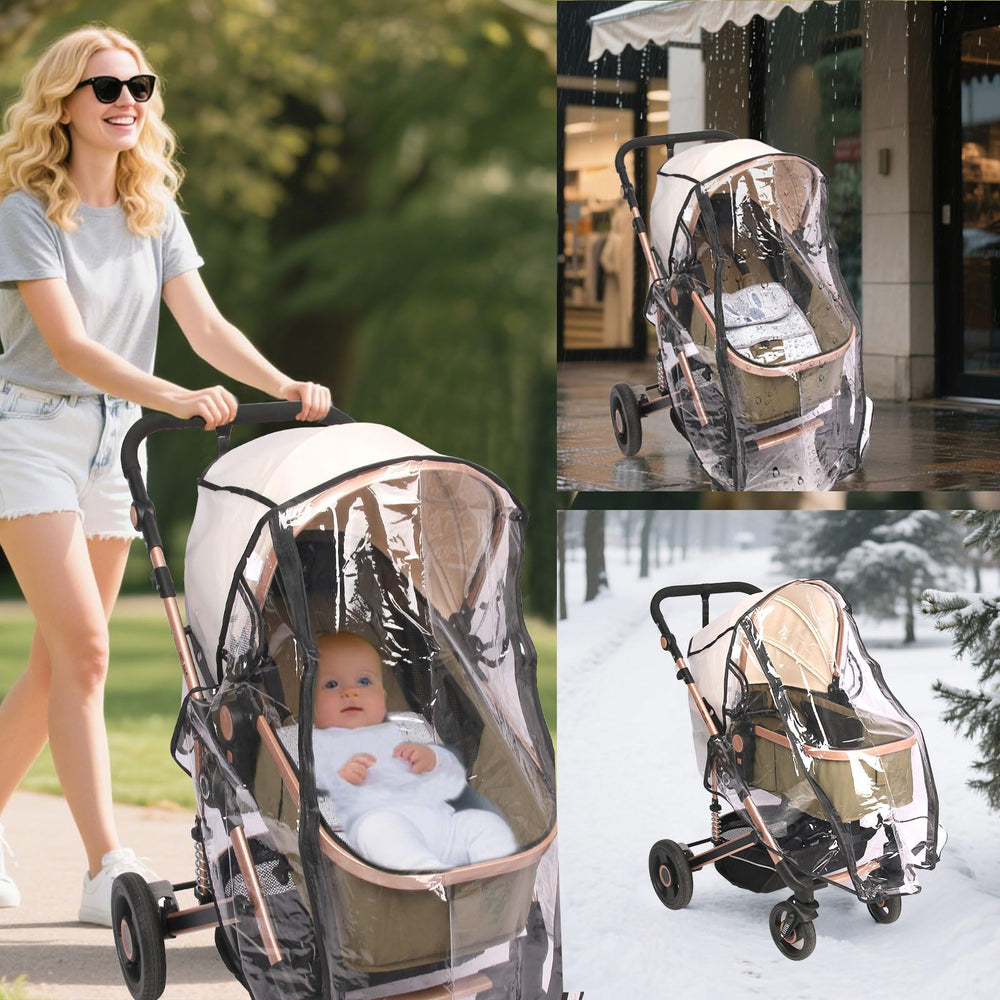 UQBEUQ foldable rain cover for compact storage after use.