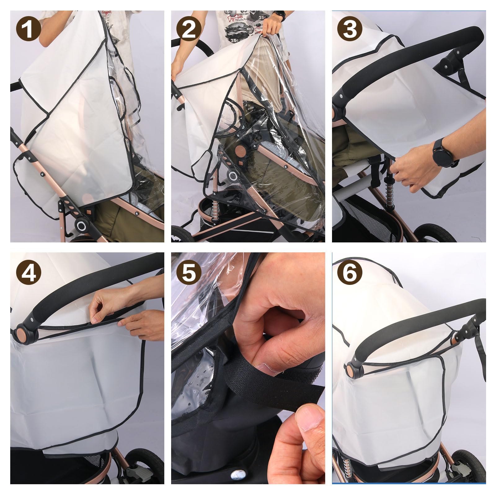 UQBEUQ universal fit suits most strollers with ease.