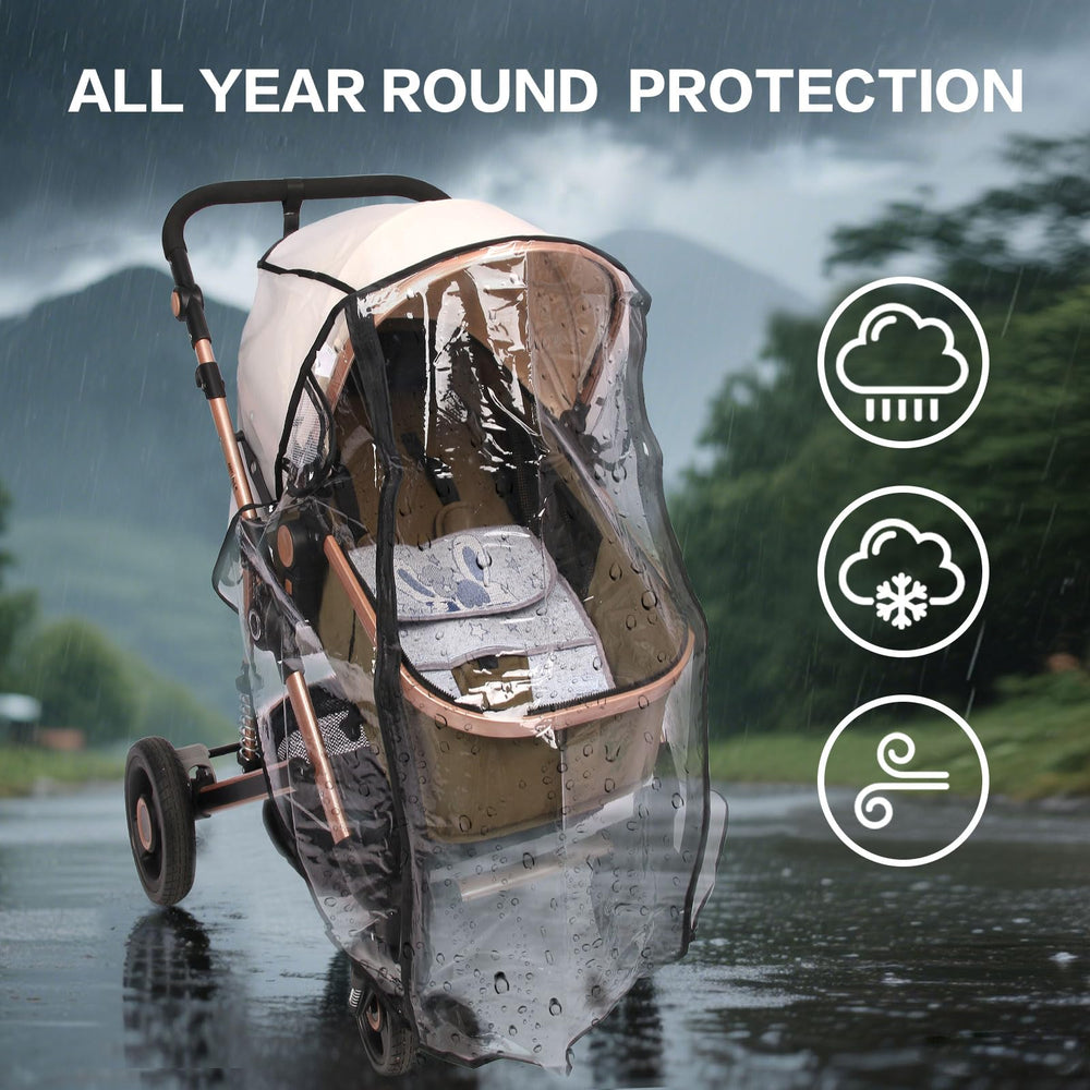 UQBEUQ waterproof zipper ensures quick access to baby.