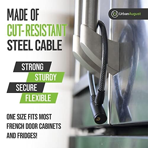 Urban August lock set includes two keys for quick authorized access.