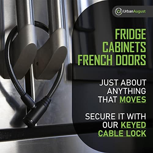 Urban August white 3-pack keyed-alike locks ready for secure access around multiple doors.