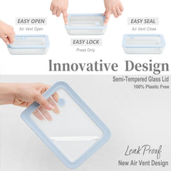 Urban Green square 20oz container preserves lunch freshness with no plastic.