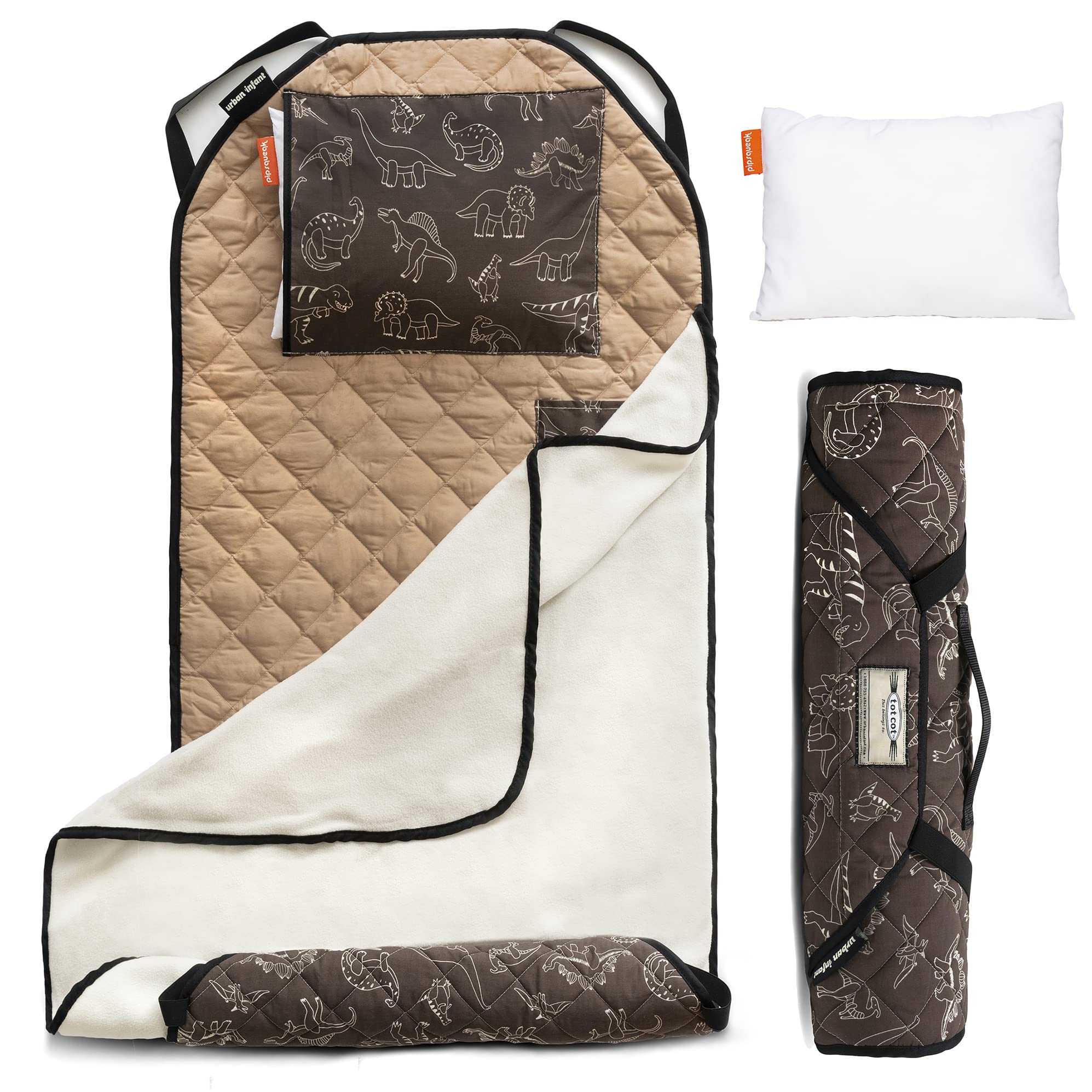 Urban Infant Tot Cot Nap Mat cover provides a cozy all-in-one preschool bedding solution.