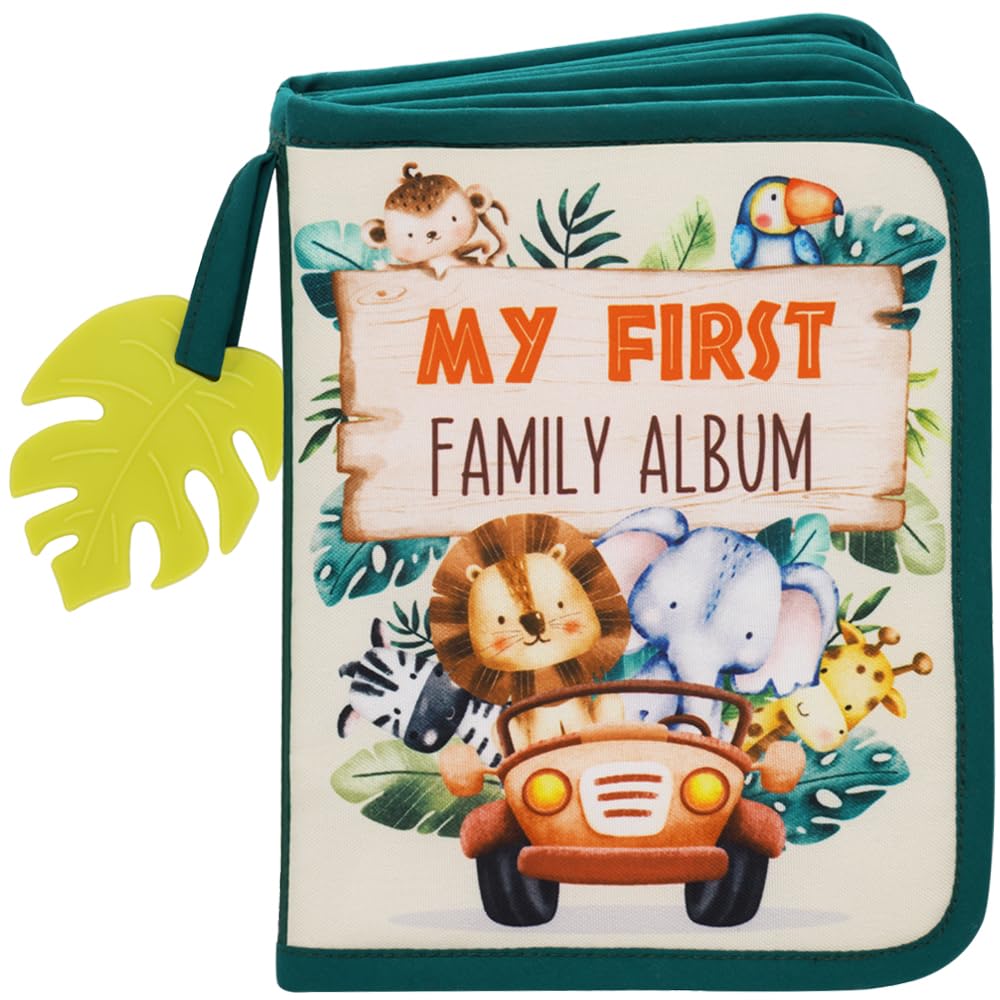 Urban Kiddy Baby's First Family Album cover is a soft keepsake for cherished memories.
