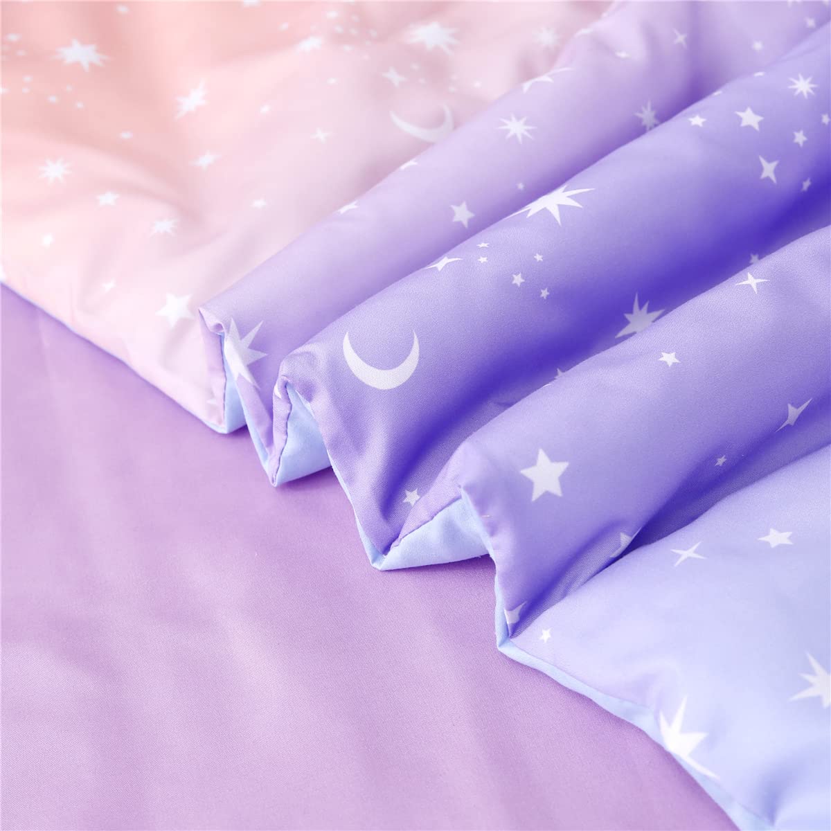 URBONUR fitted sheet 28x52x8 secured on a toddler mattress
