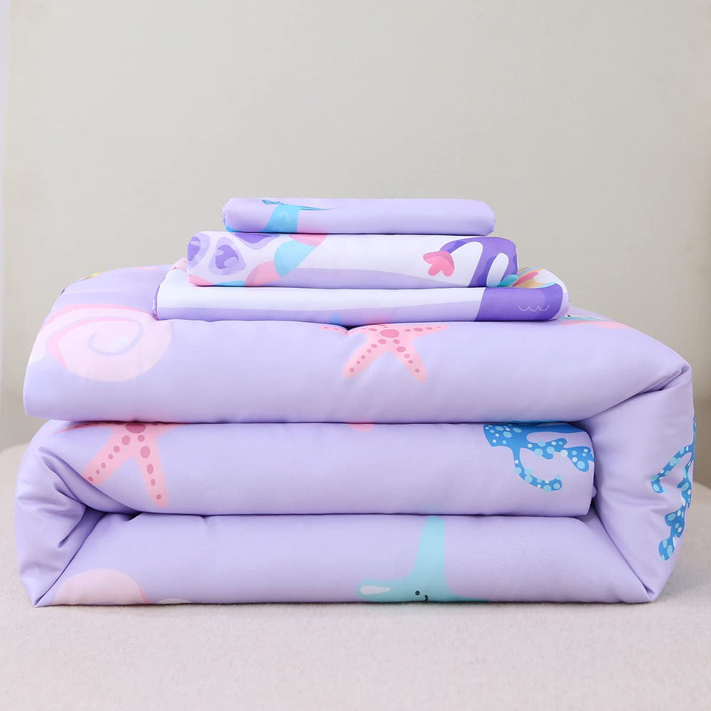 URBONUR mermaid 8in-pocket fit ensures snug crib compatibility.