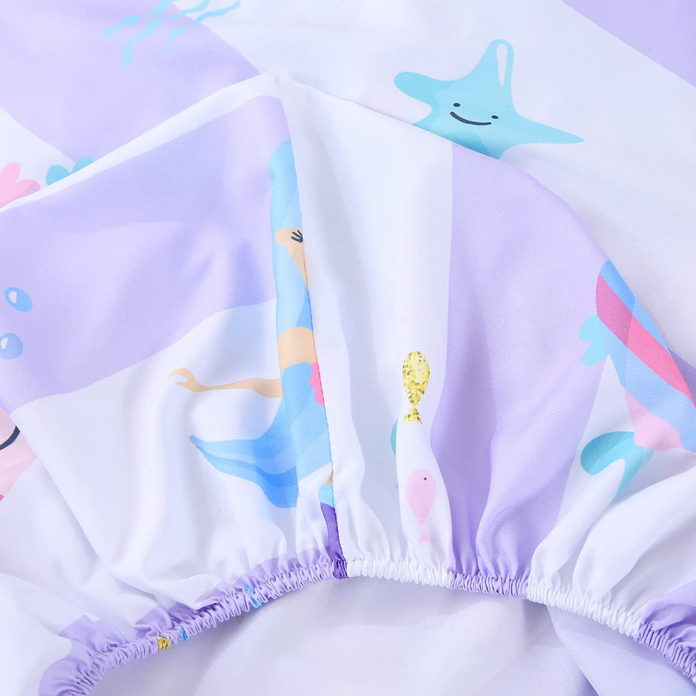 URBONUR mermaid vibrant dream design enhances a cheerful bedtime ambience.