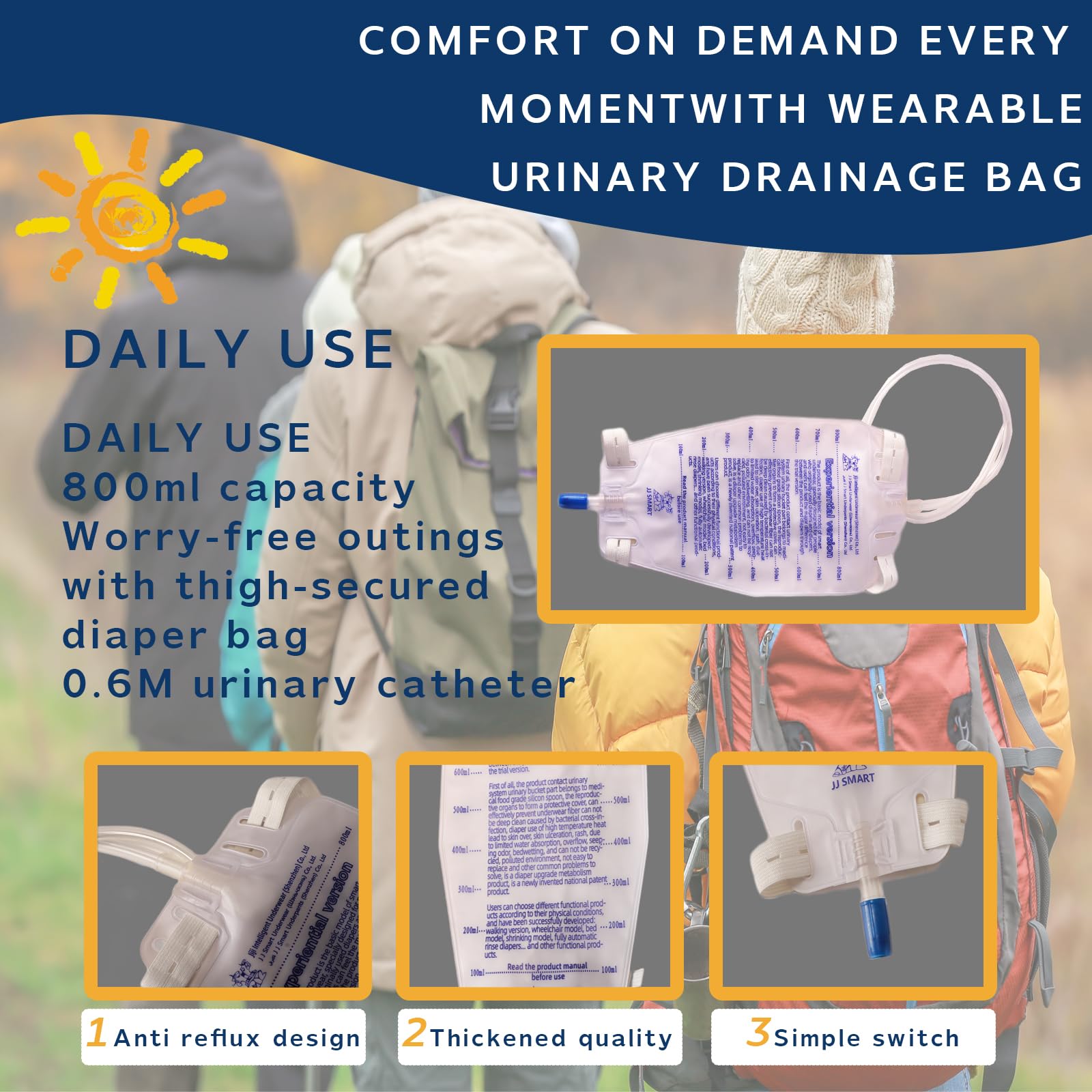 UrinEbhq easy-clean design simplifies maintenance for ongoing, hassle-free use.