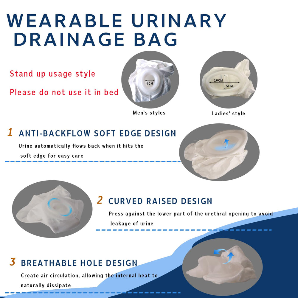 UrinEbhq soft silicone cotton materials provide skin-friendly comfort during extended wear.