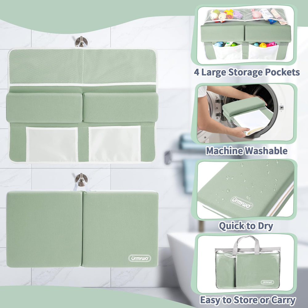 URMYWO easy clean bath kneeler pad ready for washing