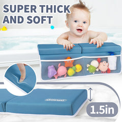 URMYWO anti-slip suction cups secure the kneeler to tub walls