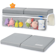 URMYWO bath kneeler and elbow rest set with six suction cups for stable bathtime.