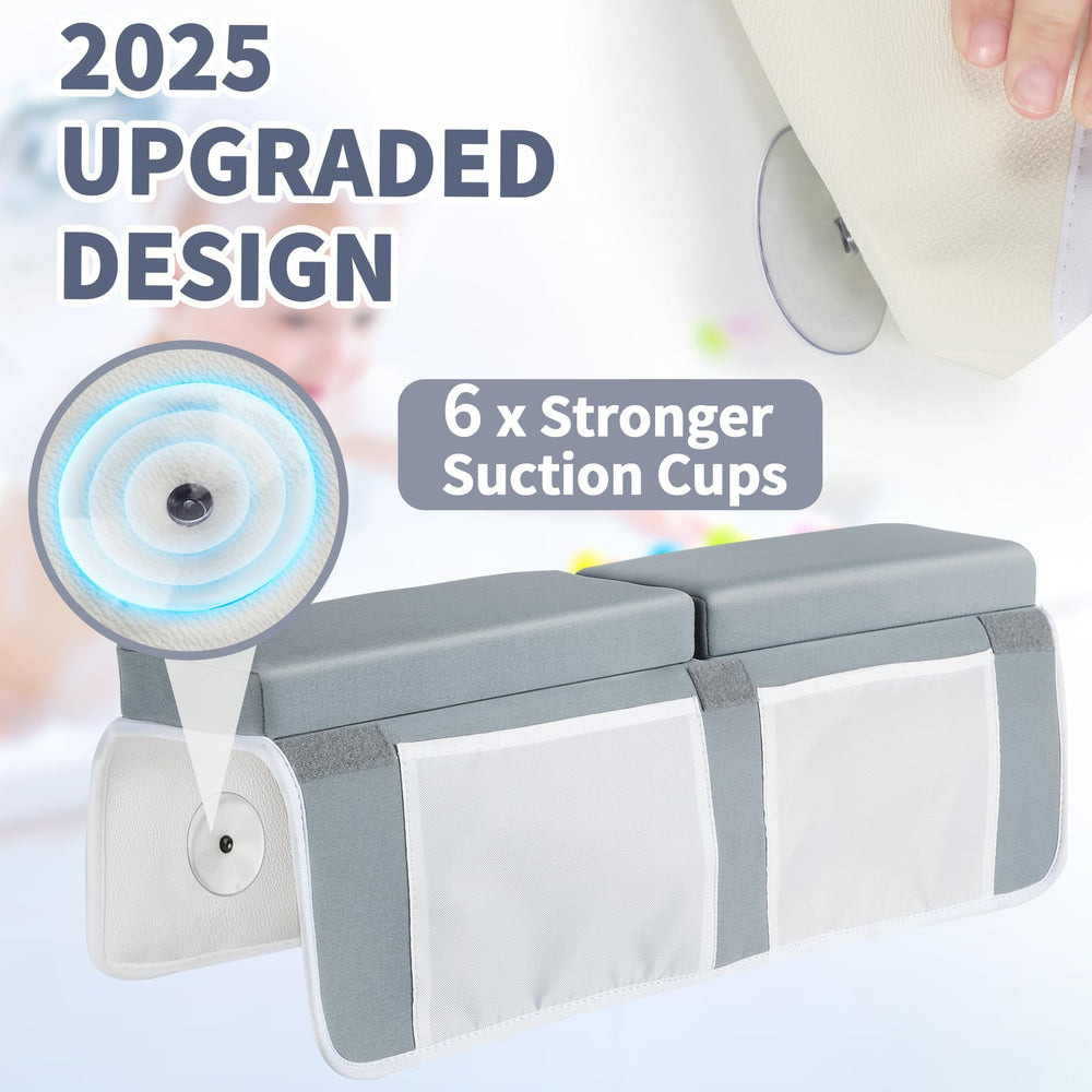 URMYWO bath toy organizer pockets keep essentials within easy reach.