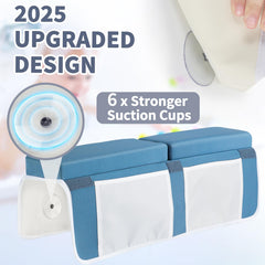 URMYWO bath toy organizer pockets keep bath items within reach