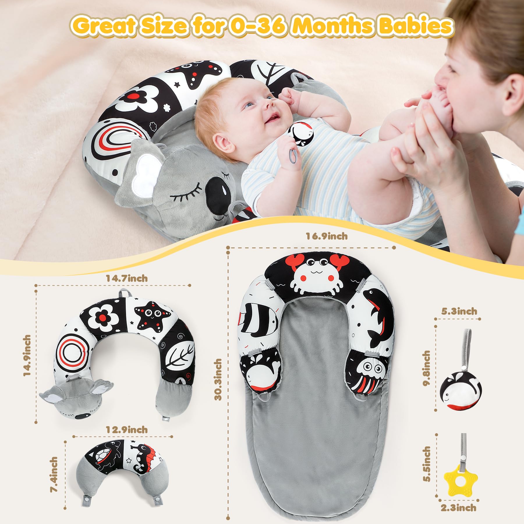 URMYWO BPA-free teether for safe oral exploration