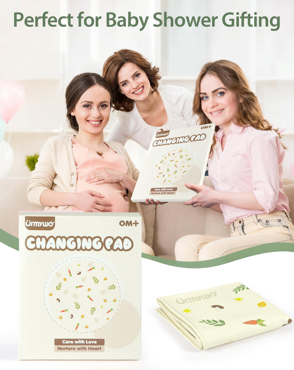 URMYWO multipurpose pad doubles as a camping mat or postpartum surface.