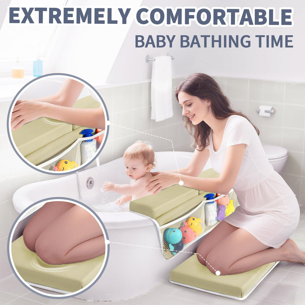 URMYWO neoprene surface dries quickly after bath time for quick cleanup.