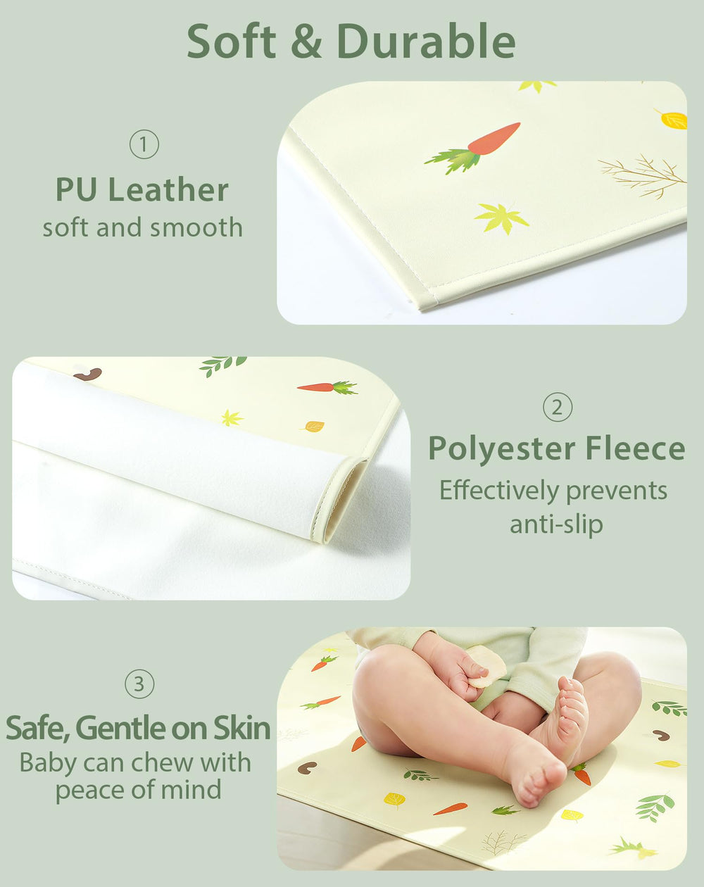 URMYWO portable pad folded in its compact travel bag for easy transport.