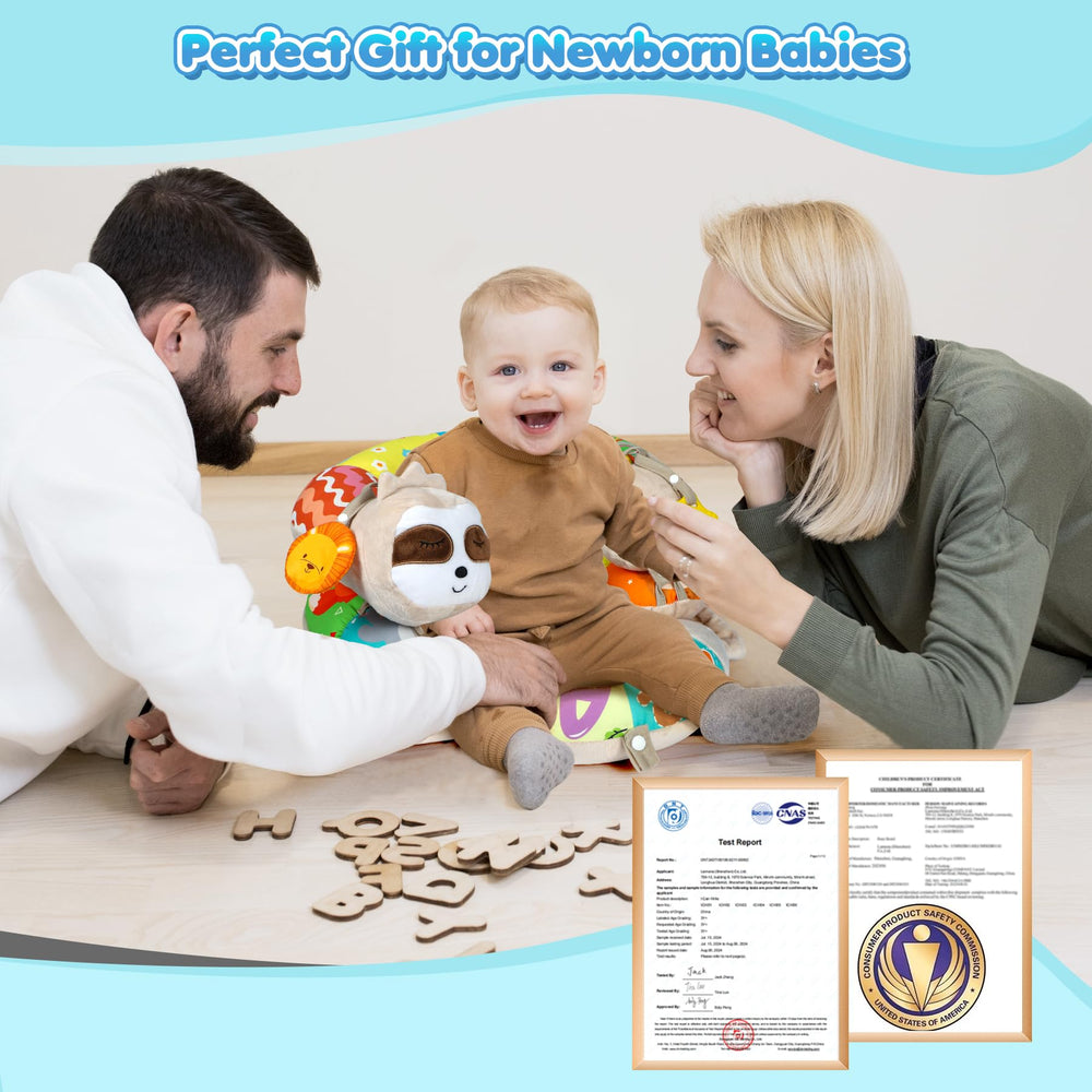 URMYWO crinkle paper sounds attract baby attention during tummy time