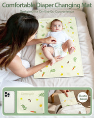 URMYWO wipe-clean surface makes quick hygiene simple after diaper changes.