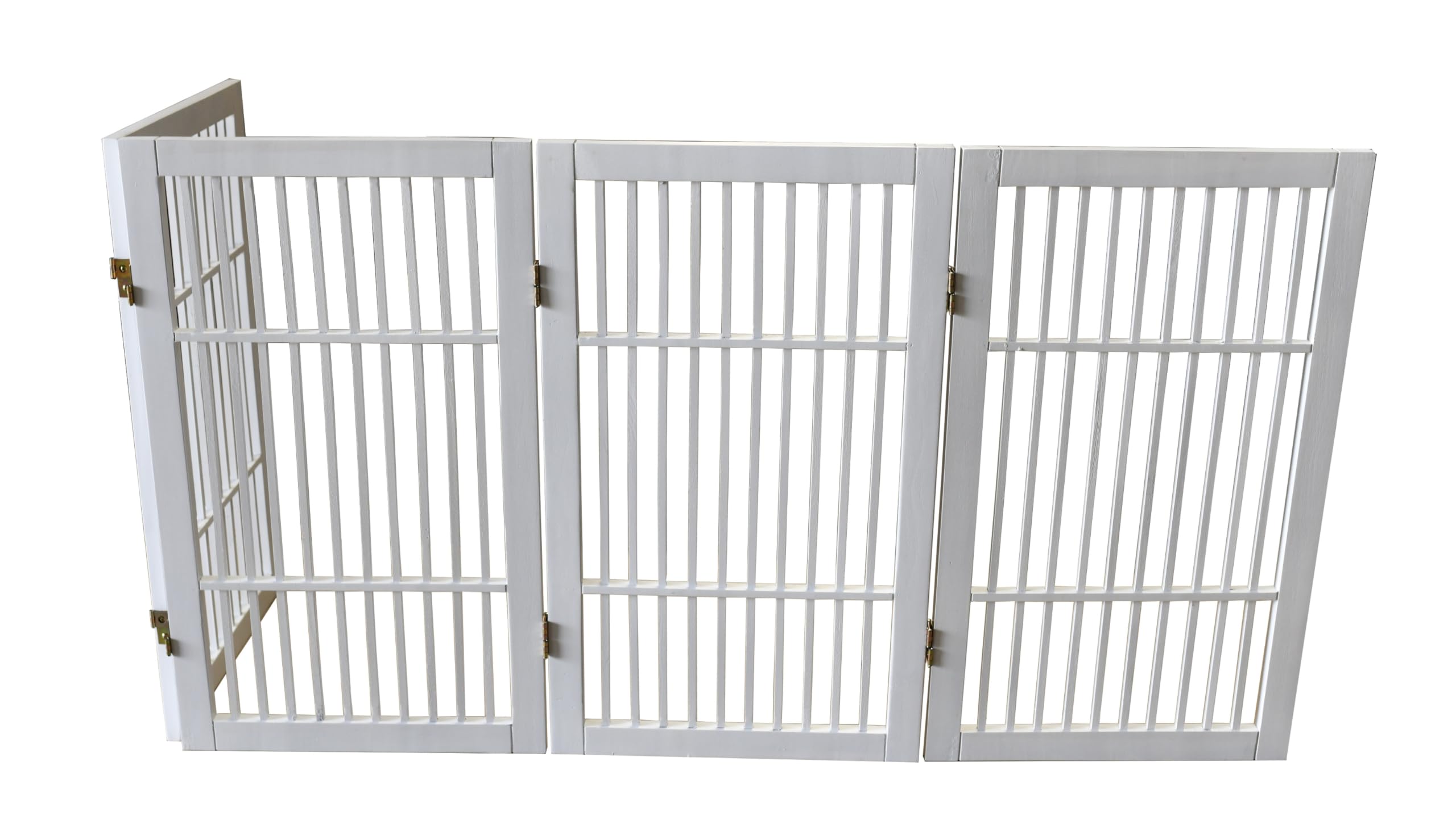 Urnporium acacia hardwood 4-panel gate complements home decor.