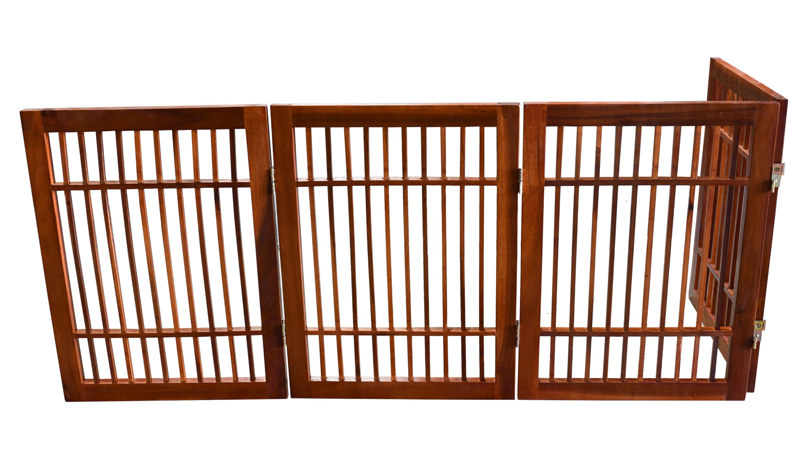 Decorative Urnporium wooden gate adds sturdy charm to rooms