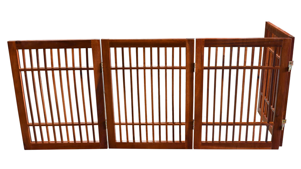 Decorative Urnporium wooden gate adds sturdy charm to rooms