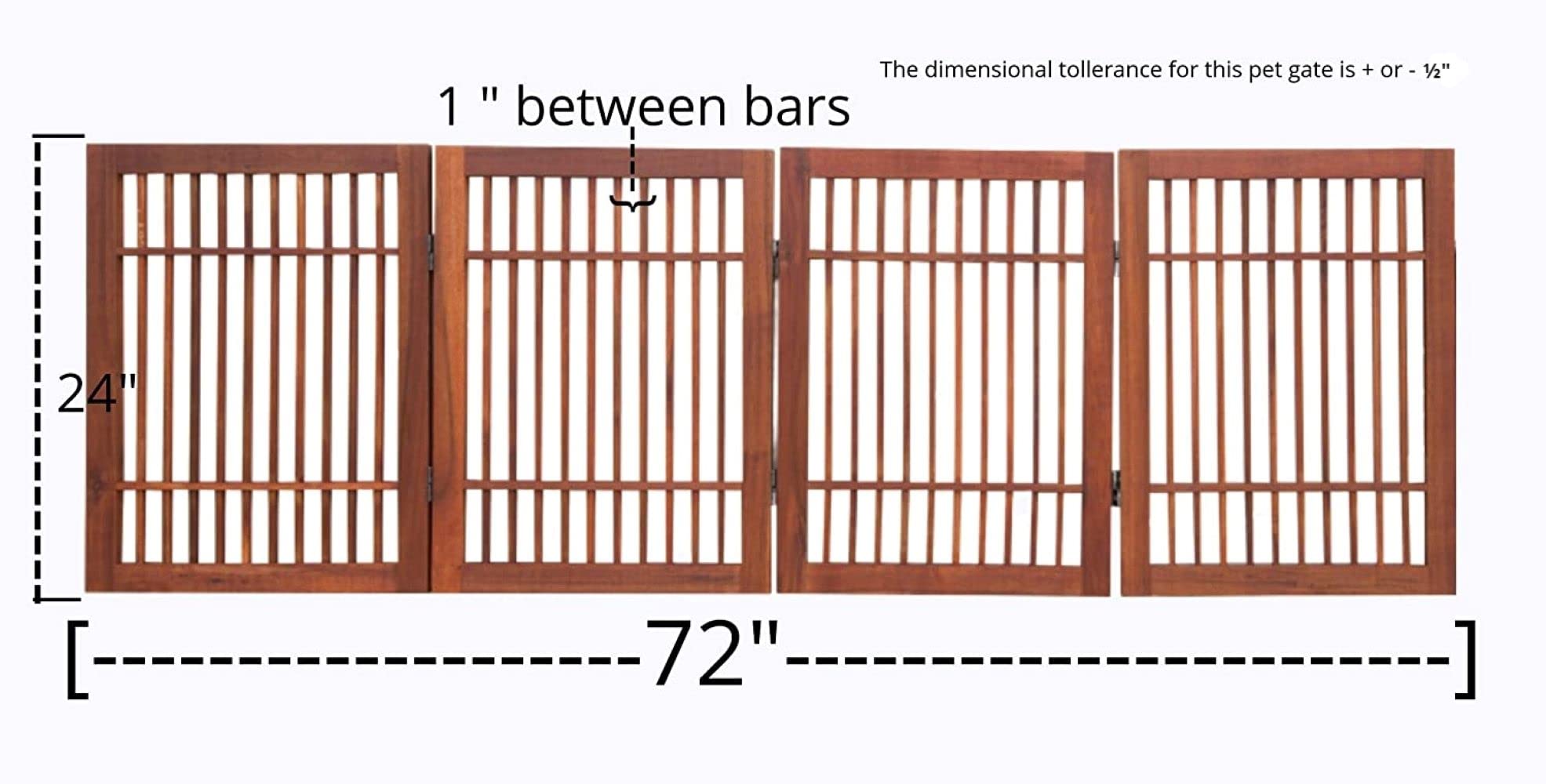 Folded Urnporium gate ready for storage, portable and easy to move