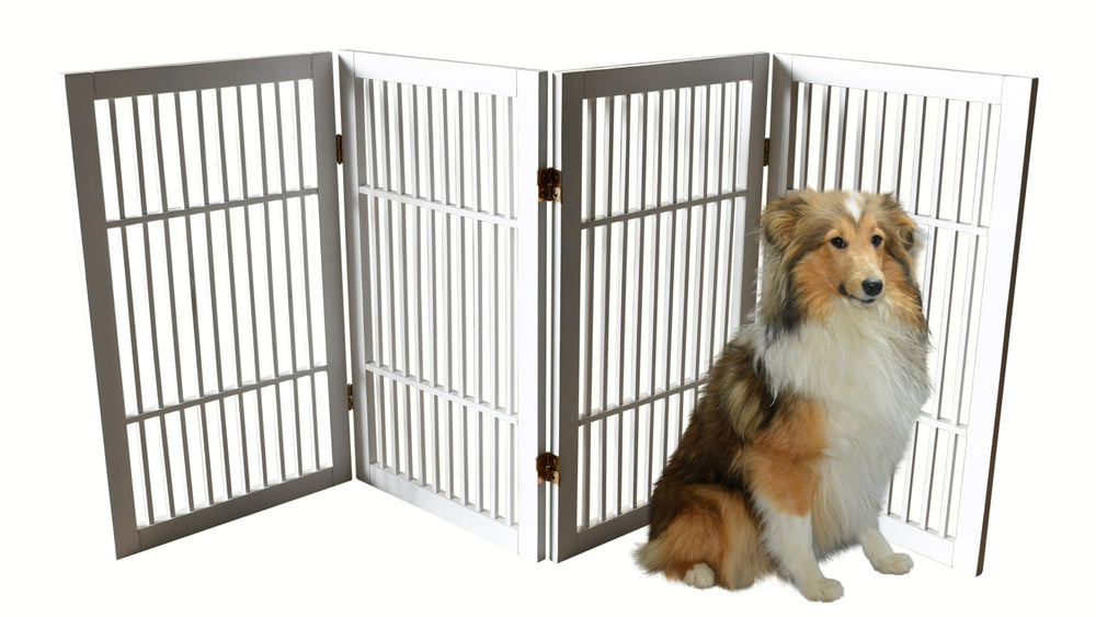 Urnporium fully assembled wooden gate shown for easy setup.