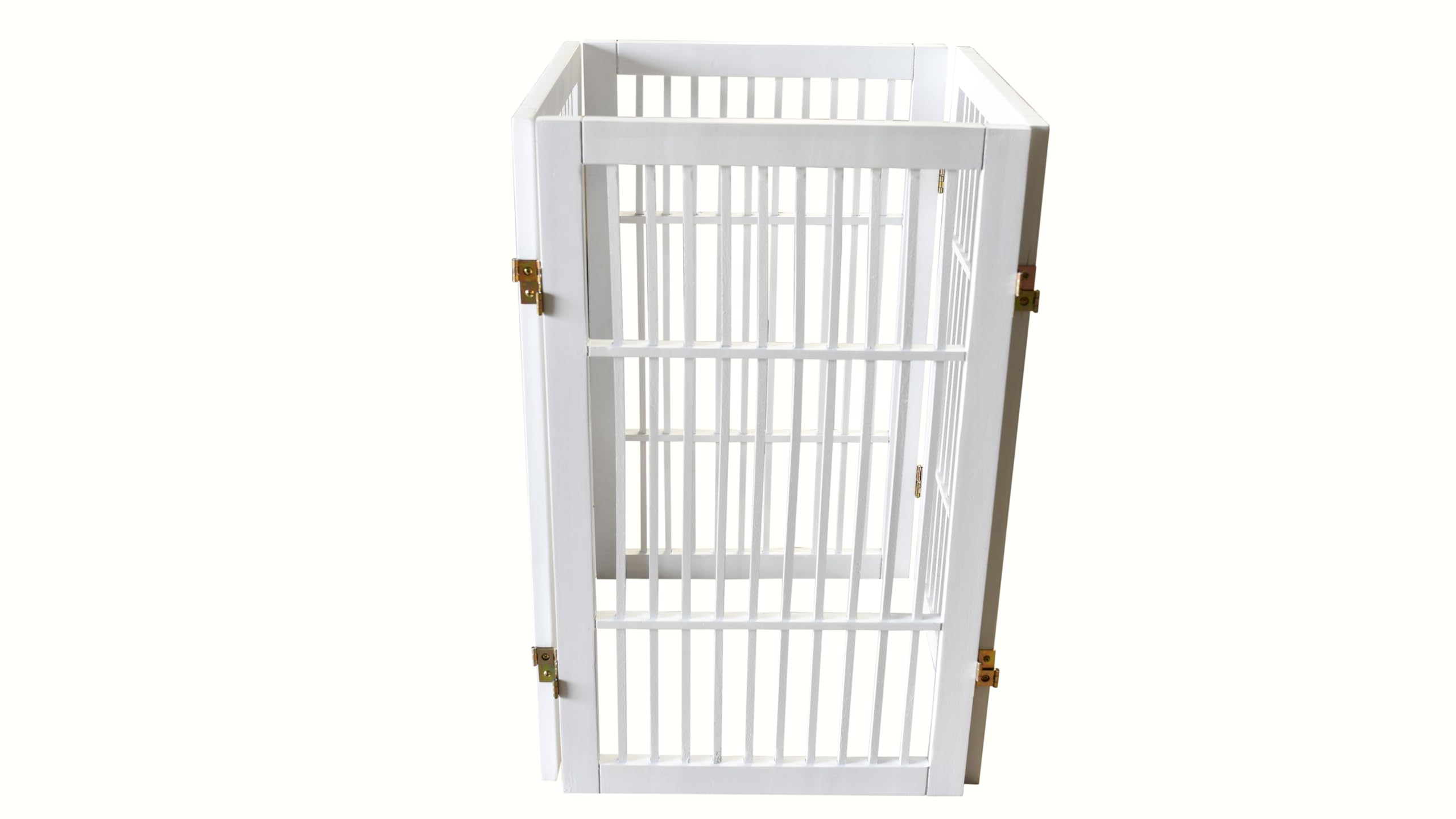 Urnporium indoor outdoor gate in doorway protects furniture and pets.